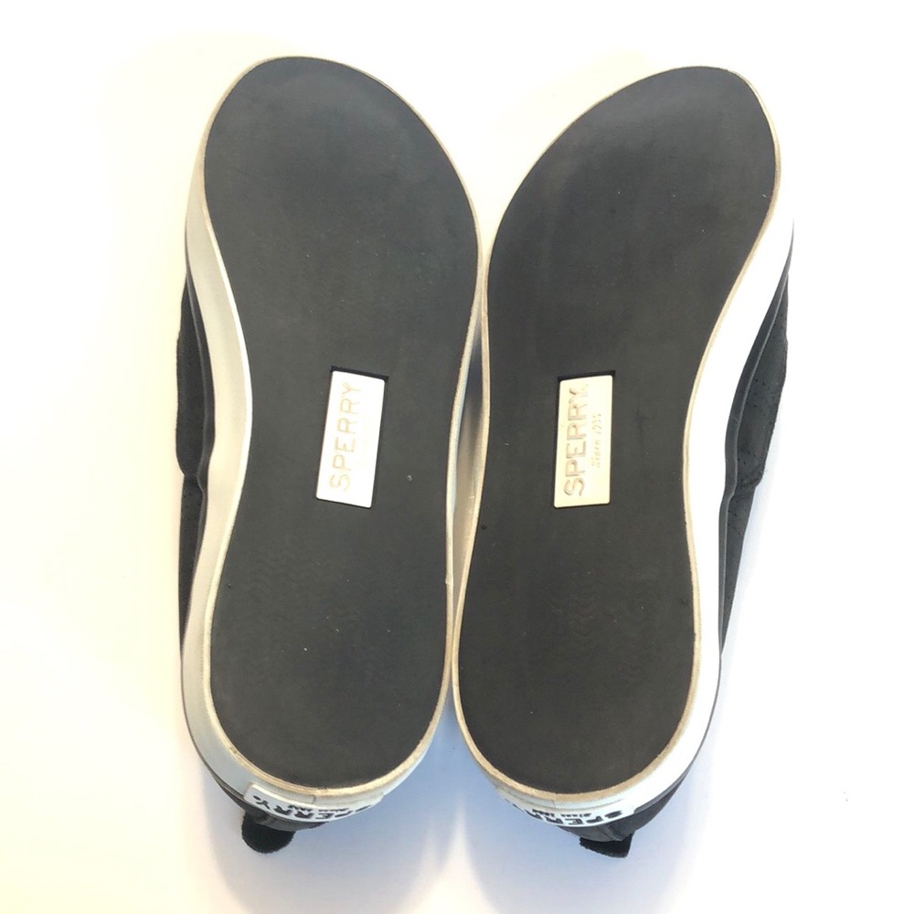 Sperry Black Vented Upper Slip-on Leather Loafer size 8.5 - Picture 12 of 13